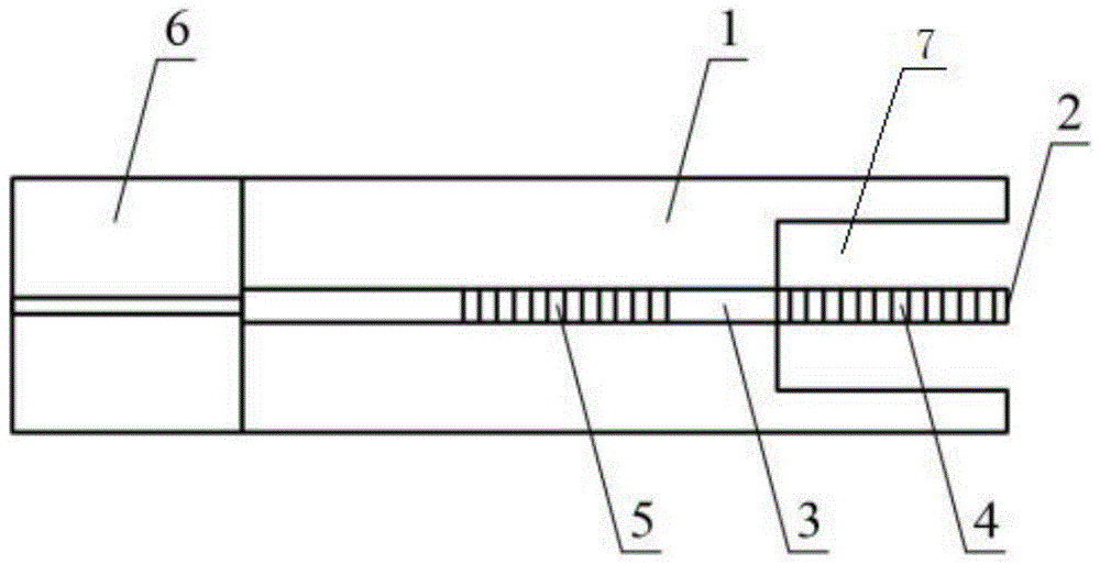 一种基于双超短光纤光栅的悬芯超声传感器及其制作方法